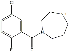 1-[(5-chloro-2-fluorophenyl)carbonyl]-1,4-diazepane Structure