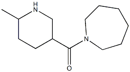 1-[(6-methylpiperidin-3-yl)carbonyl]azepane Structure