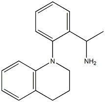1-[2-(1,2,3,4-tetrahydroquinolin-1-yl)phenyl]ethan-1-amine Struktur