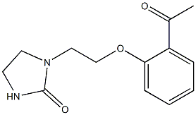 1-[2-(2-acetylphenoxy)ethyl]imidazolidin-2-one