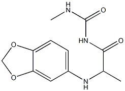 1-[2-(2H-1,3-benzodioxol-5-ylamino)propanoyl]-3-methylurea