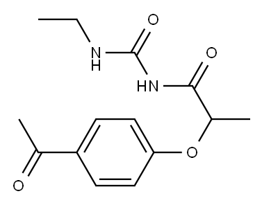 1-[2-(4-acetylphenoxy)propanoyl]-3-ethylurea