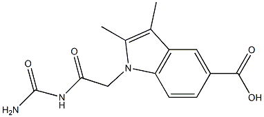 1-[2-(carbamoylamino)-2-oxoethyl]-2,3-dimethyl-1H-indole-5-carboxylic acid