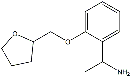 1-[2-(tetrahydrofuran-2-ylmethoxy)phenyl]ethanamine Struktur
