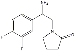  1-[2-amino-2-(3,4-difluorophenyl)ethyl]pyrrolidin-2-one