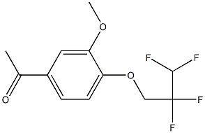 1-[3-methoxy-4-(2,2,3,3-tetrafluoropropoxy)phenyl]ethan-1-one|