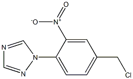 1-[4-(chloromethyl)-2-nitrophenyl]-1H-1,2,4-triazole Structure
