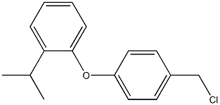  1-[4-(chloromethyl)phenoxy]-2-(propan-2-yl)benzene