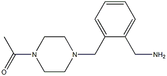  1-{2-[(4-acetylpiperazin-1-yl)methyl]phenyl}methanamine