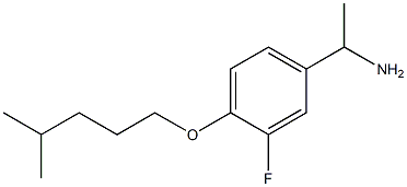 1-{3-fluoro-4-[(4-methylpentyl)oxy]phenyl}ethan-1-amine