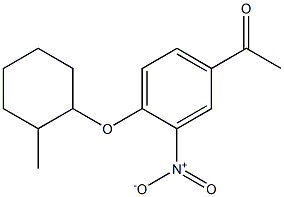1-{4-[(2-methylcyclohexyl)oxy]-3-nitrophenyl}ethan-1-one