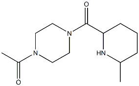 1-acetyl-4-[(6-methylpiperidin-2-yl)carbonyl]piperazine