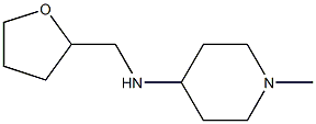 1-methyl-N-(oxolan-2-ylmethyl)piperidin-4-amine Structure