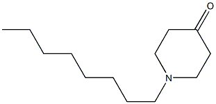 1-octylpiperidin-4-one Structure
