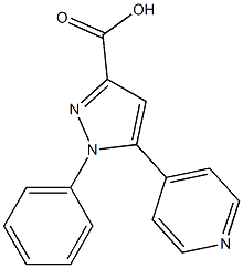 1-phenyl-5-(pyridin-4-yl)-1H-pyrazole-3-carboxylic acid