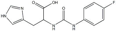 2-({[(4-fluorophenyl)amino]carbonyl}amino)-3-(1H-imidazol-4-yl)propanoic acid