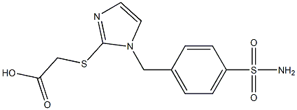 2-({1-[(4-sulfamoylphenyl)methyl]-1H-imidazol-2-yl}sulfanyl)acetic acid
