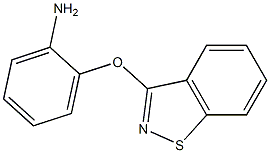 2-(1,2-benzisothiazol-3-yloxy)aniline 化学構造式