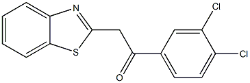 2-(1,3-benzothiazol-2-yl)-1-(3,4-dichlorophenyl)ethan-1-one