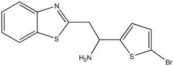 2-(1,3-benzothiazol-2-yl)-1-(5-bromothiophen-2-yl)ethan-1-amine