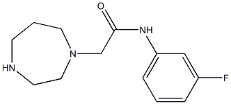  2-(1,4-diazepan-1-yl)-N-(3-fluorophenyl)acetamide