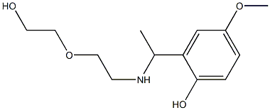 2-(1-{[2-(2-hydroxyethoxy)ethyl]amino}ethyl)-4-methoxyphenol