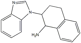 2-(1H-1,3-benzodiazol-1-yl)-1,2,3,4-tetrahydronaphthalen-1-amine Structure