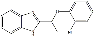 2-(1H-1,3-benzodiazol-2-yl)-3,4-dihydro-2H-1,4-benzoxazine Structure