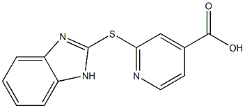  2-(1H-1,3-benzodiazol-2-ylsulfanyl)pyridine-4-carboxylic acid