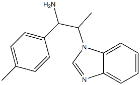 2-(1H-benzimidazol-1-yl)-1-(4-methylphenyl)propan-1-amine
