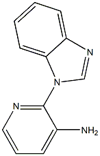 2-(1H-benzimidazol-1-yl)pyridin-3-amine Struktur
