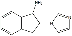 2-(1H-imidazol-1-yl)-2,3-dihydro-1H-inden-1-ylamine Structure