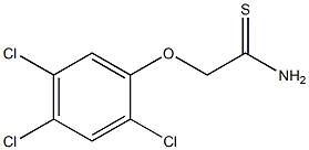 2-(2,4,5-trichlorophenoxy)ethanethioamide Structure