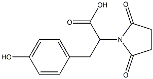 2-(2,5-dioxopyrrolidin-1-yl)-3-(4-hydroxyphenyl)propanoic acid