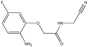  2-(2-amino-5-fluorophenoxy)-N-(cyanomethyl)acetamide