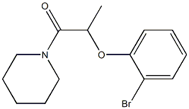 2-(2-bromophenoxy)-1-(piperidin-1-yl)propan-1-one|