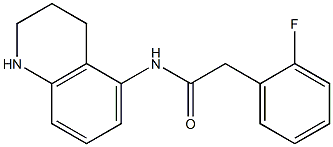 2-(2-fluorophenyl)-N-(1,2,3,4-tetrahydroquinolin-5-yl)acetamide