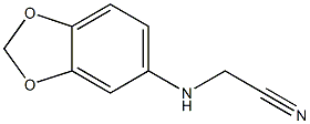 2-(2H-1,3-benzodioxol-5-ylamino)acetonitrile Structure
