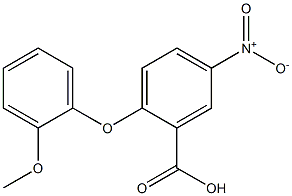  2-(2-methoxyphenoxy)-5-nitrobenzoic acid
