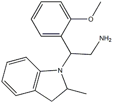 2-(2-methoxyphenyl)-2-(2-methyl-2,3-dihydro-1H-indol-1-yl)ethan-1-amine