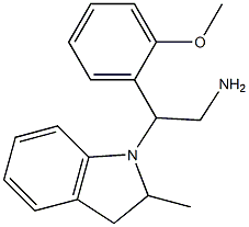  2-(2-methoxyphenyl)-2-(2-methyl-2,3-dihydro-1H-indol-1-yl)ethan-1-amine
