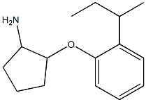 2-(2-sec-butylphenoxy)cyclopentanamine Structure