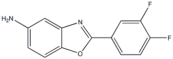 2-(3,4-difluorophenyl)-1,3-benzoxazol-5-amine Struktur