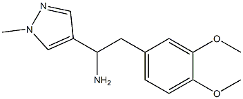  2-(3,4-dimethoxyphenyl)-1-(1-methyl-1H-pyrazol-4-yl)ethan-1-amine