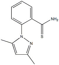 2-(3,5-dimethyl-1H-pyrazol-1-yl)benzene-1-carbothioamide|