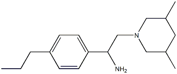 2-(3,5-dimethylpiperidin-1-yl)-1-(4-propylphenyl)ethan-1-amine
