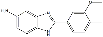 2-(3-methoxy-4-methylphenyl)-1H-1,3-benzodiazol-5-amine|