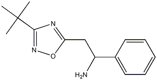2-(3-tert-butyl-1,2,4-oxadiazol-5-yl)-1-phenylethan-1-amine Structure
