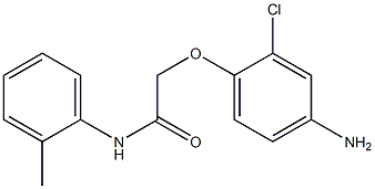  2-(4-amino-2-chlorophenoxy)-N-(2-methylphenyl)acetamide