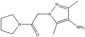  2-(4-amino-3,5-dimethyl-1H-pyrazol-1-yl)-1-(pyrrolidin-1-yl)ethan-1-one